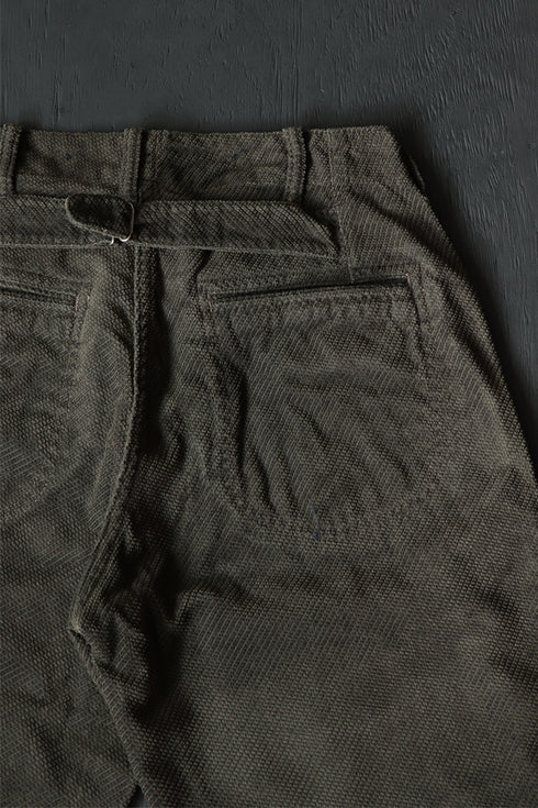 Black Sign Rasp Cord Miner Waist-Overall