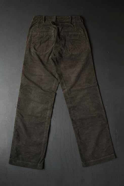 Black Sign Rasp Cord Miner Waist-Overall