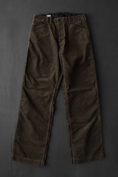 Black Sign Rasp Cord Miner Waist-Overall