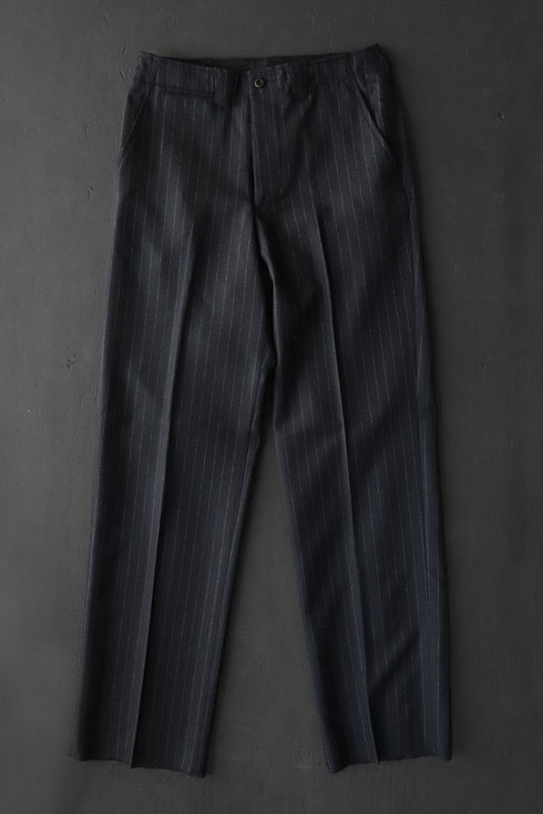 Black Sign Jail Stripe Dress Trouser