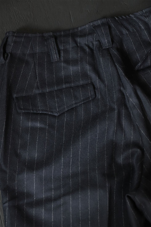 Black Sign Jail Stripe Dress Trouser