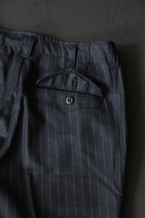 Black Sign Jail Stripe Dress Trouser