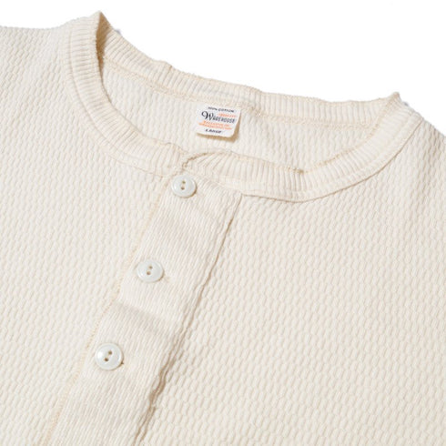 Warehouse Lot 5904 Henley Neck Thermal LS tee