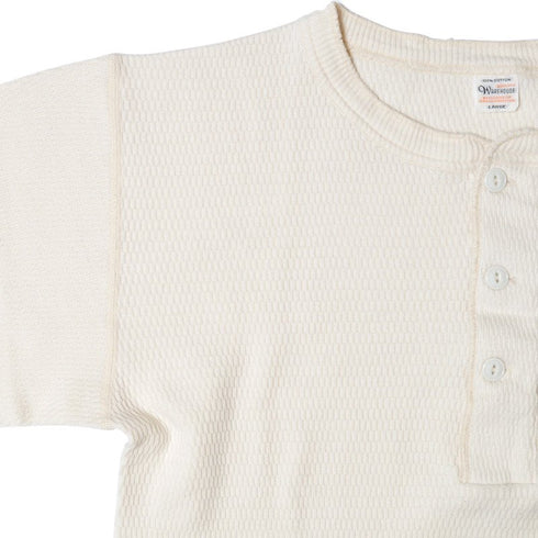 Warehouse Lot 5904 Henley Neck Thermal LS tee