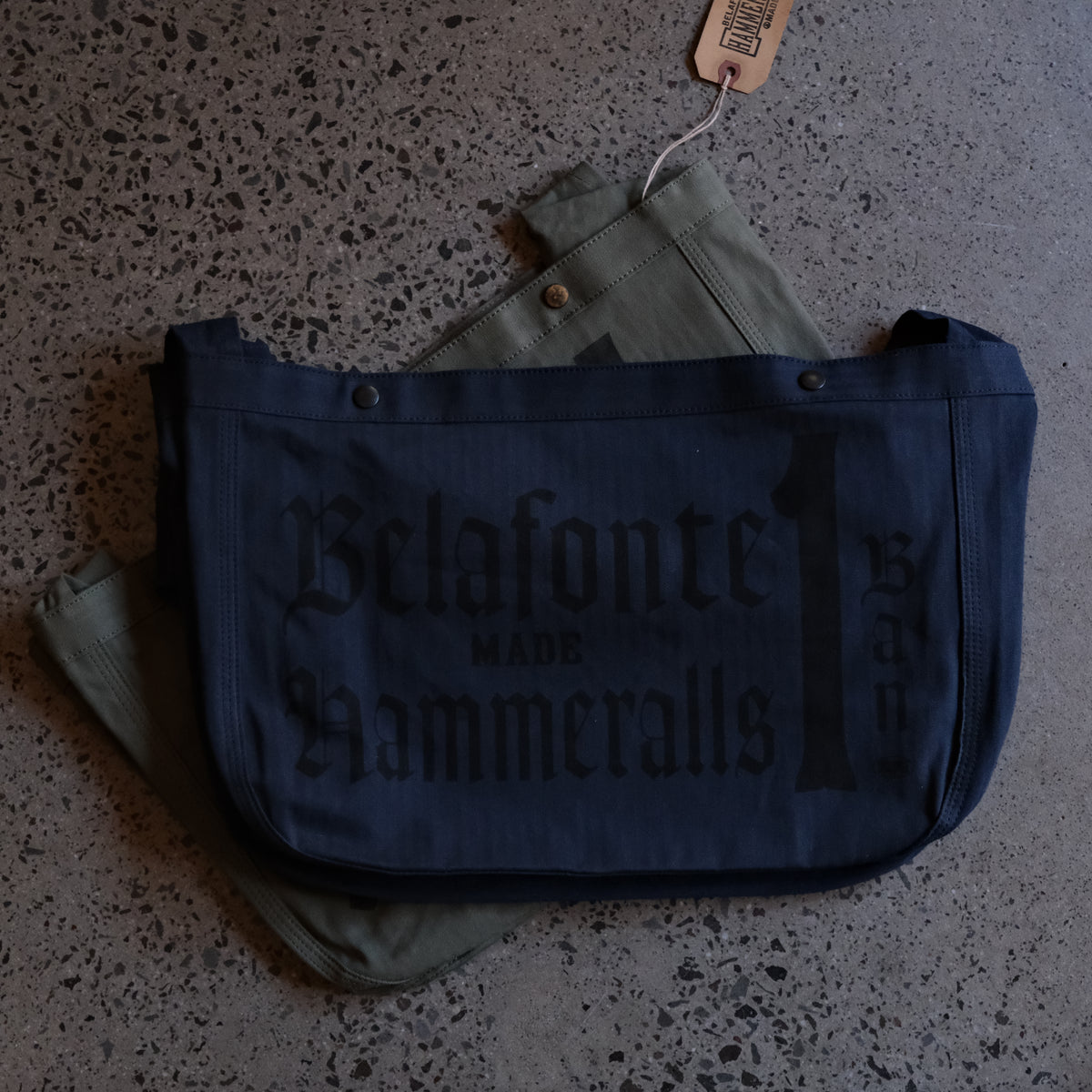 Belafonte Ragtime 1 Ban Newspaper Bag – Lieutenant & Co. Haberdashery