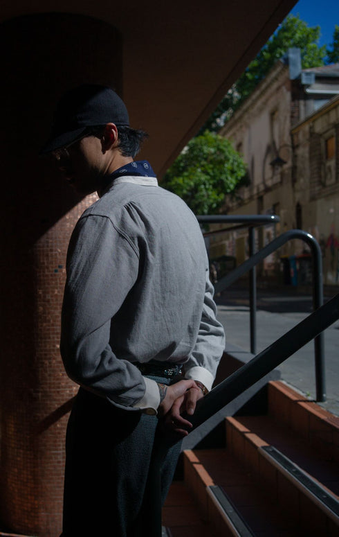 Belafonte Band Collar B. Broad Shirt