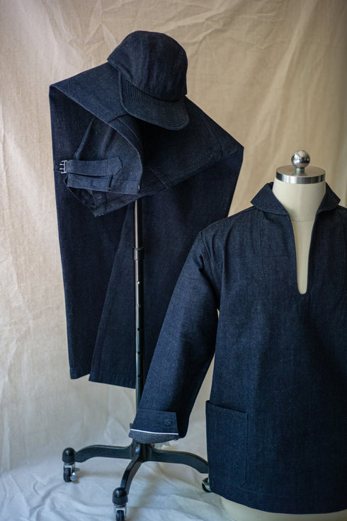Warehouse USN Denim Pullover Jacket