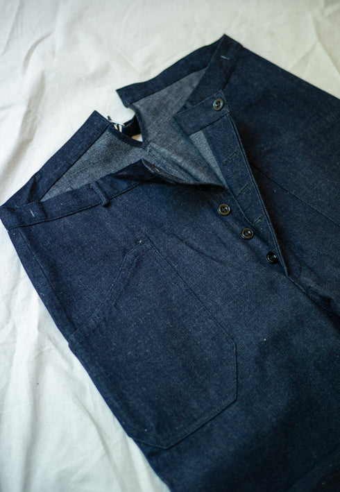 Warehouse USN Denim Utility Denim Pants