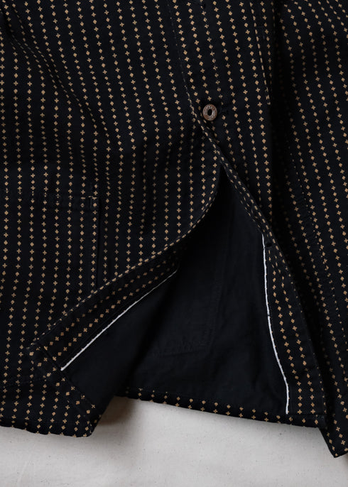 Black Sign Playing Card Pattern 1930s Worker’s Jacket
