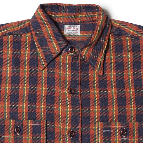 Warehouse Lot 3104 Flannel Shirt One Wash