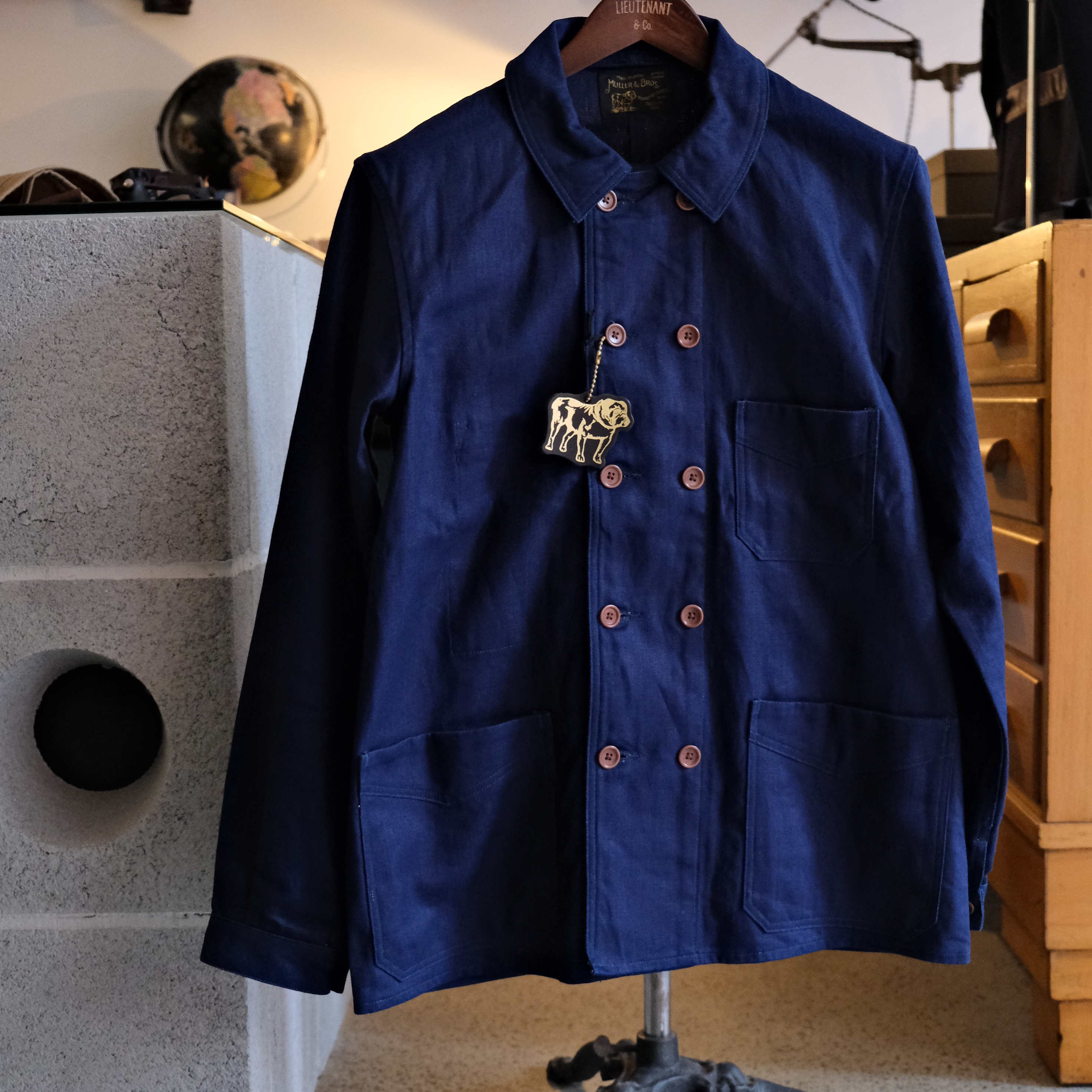 新品格安 MULLER&BROS ヴィンテージレプリカ フレンチワークジャケット