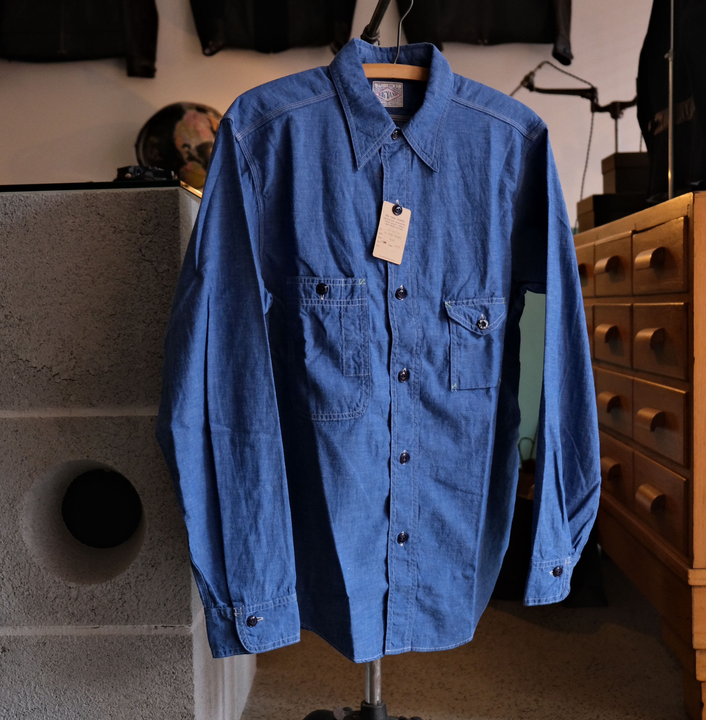 Anatomica Big Yank 1935 Model Work Shirt – Lieutenant & Co Anatomica Big Yank 1935 Model Work Shirt – Lieutenant & Co