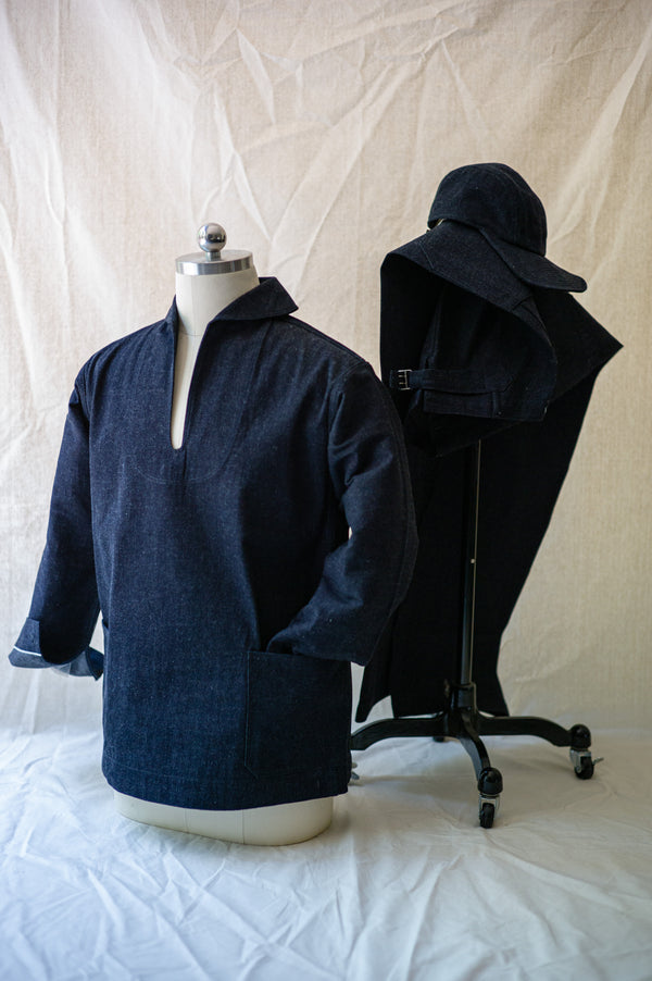 Warehouse USN Denim Pullover Jacket